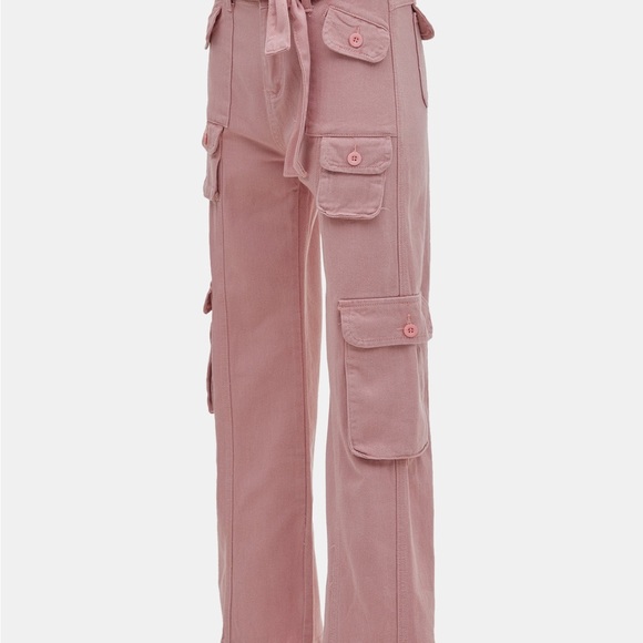Source Unknown - Pink Cargo Pants - Picture 2 of 5